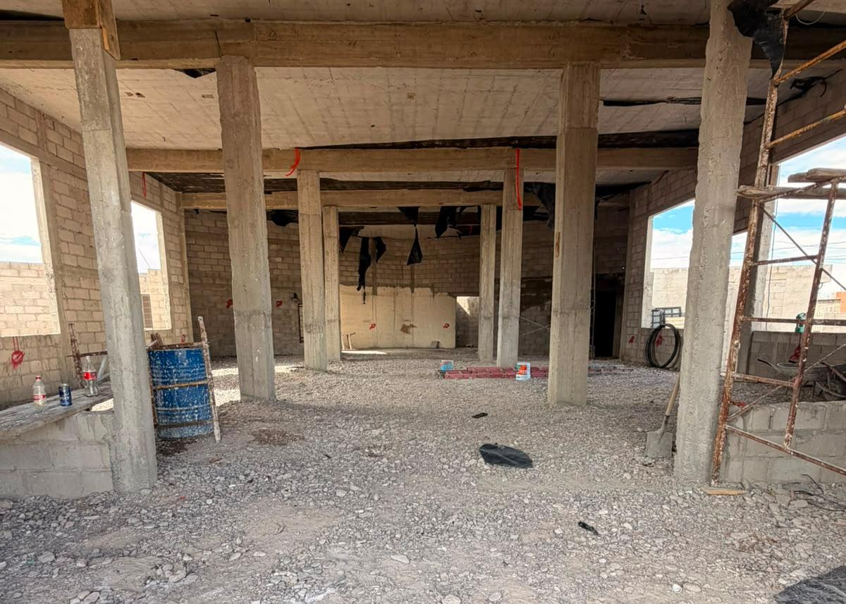 Obra del Templo del Señor de la Misericordia avanza; comunidad deja atrás las misas a la intemperie
