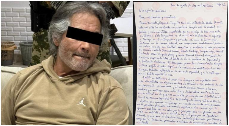 Carta de Bermúdez: niega dirigir La Barredora; acusa persecución