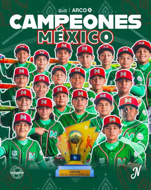 México Verde se corona en la Serie del Caribe Kids con regreso de película