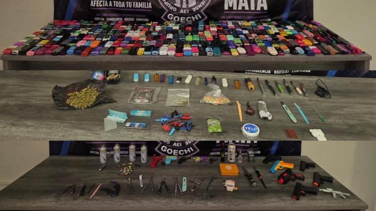 Decomisó SSPE 350 vapes durante pasado ciclo escolar