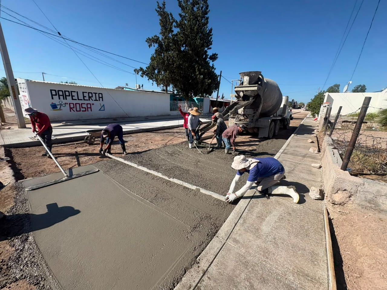 Agosto arranca con la pavimentación de siete calles en el municipio de La Cruz