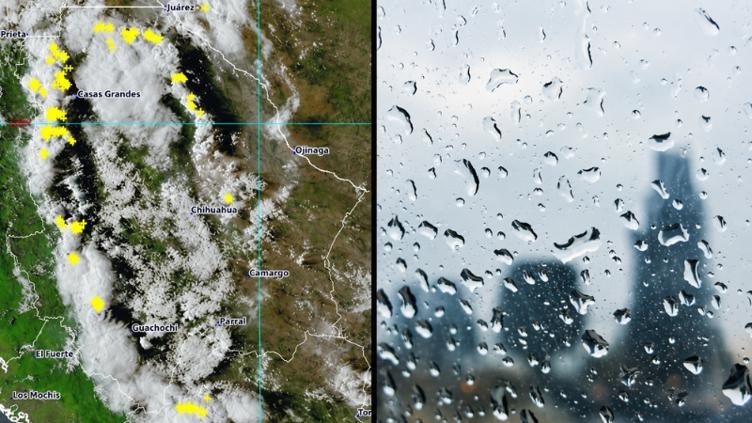 Pronostican lluvias dispersas y moderadas en Chihuahua
