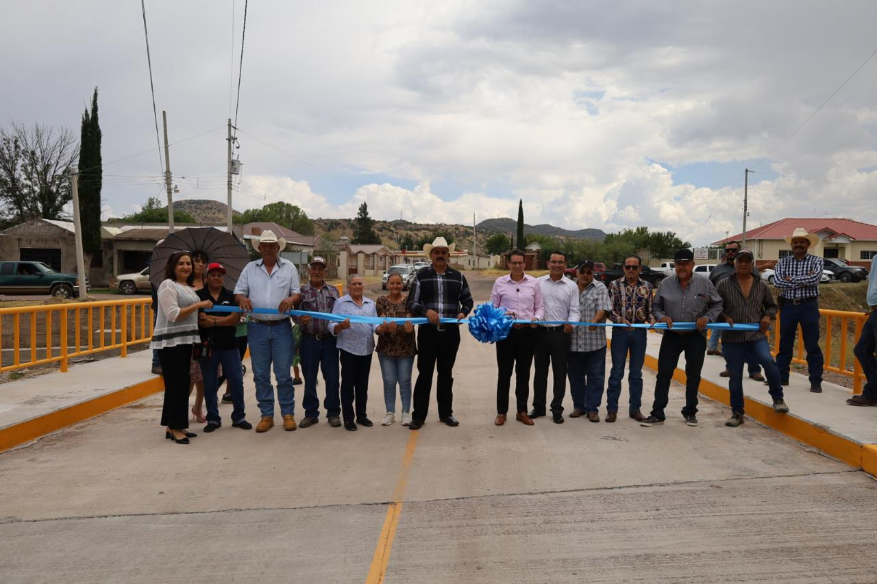 Inauguran puente vehicular en el municipio de Santa Isabel