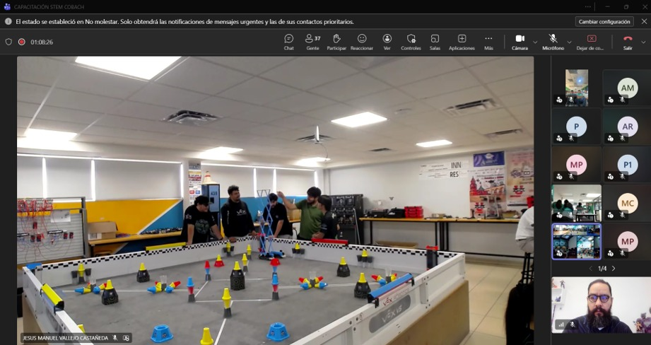 UTCam lleva robótica VEX e Inteligencia Artificial a 15 planteles del COBACH