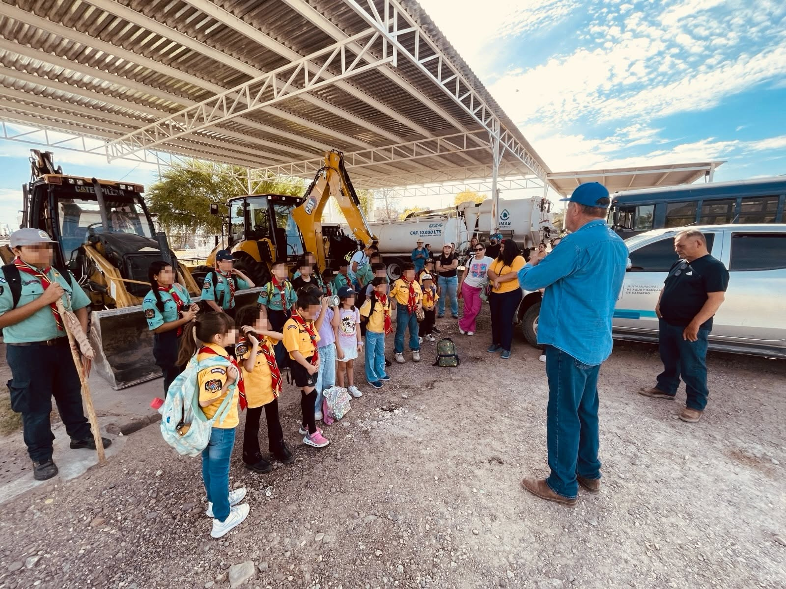Promueven la cultura del agua con visita guiada para Scouts y familias