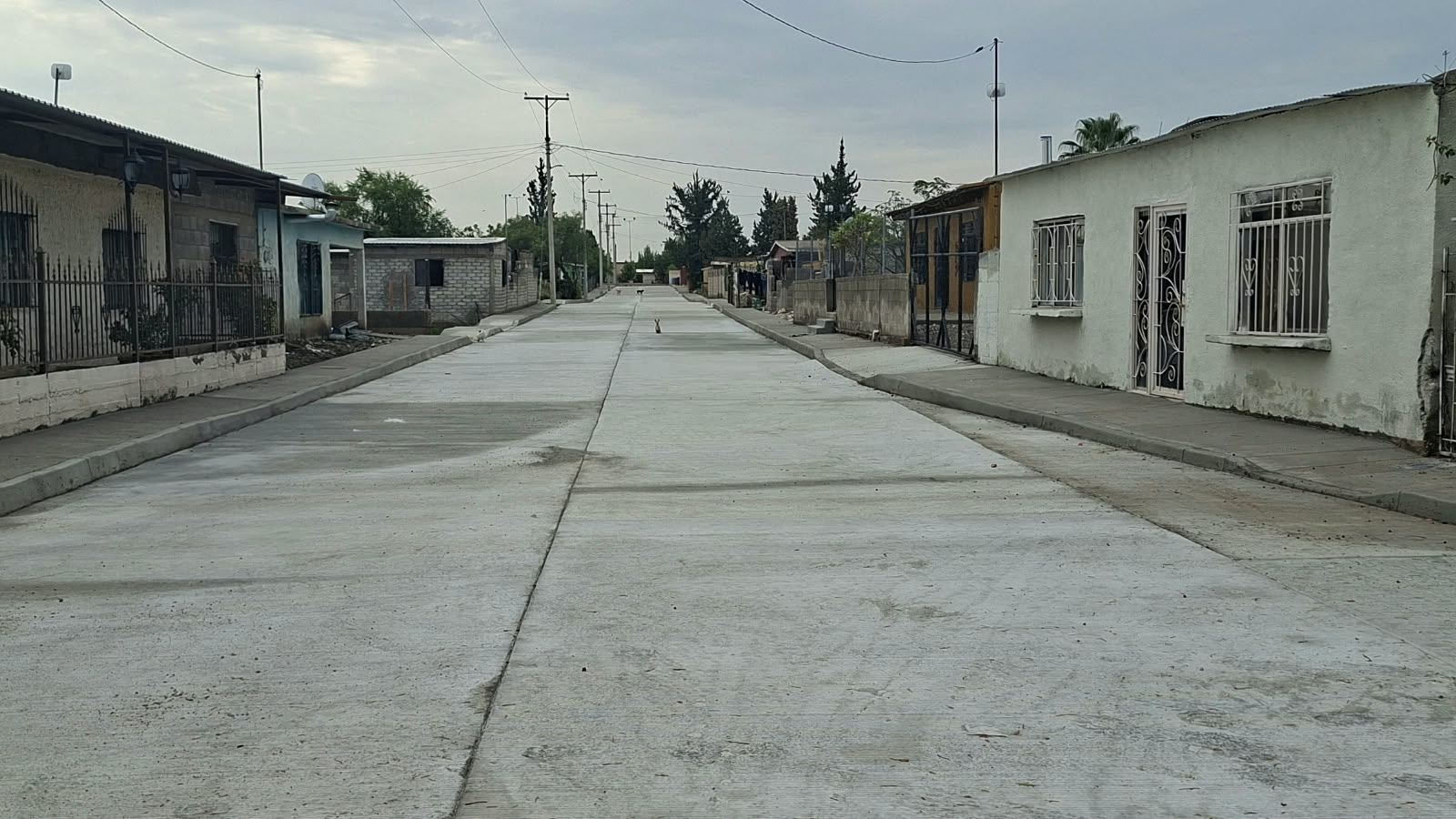 Concluyen pavimentaciones en Estación La Cruz y Colonia Panamericana; inversión supera los 15 millones de pesos