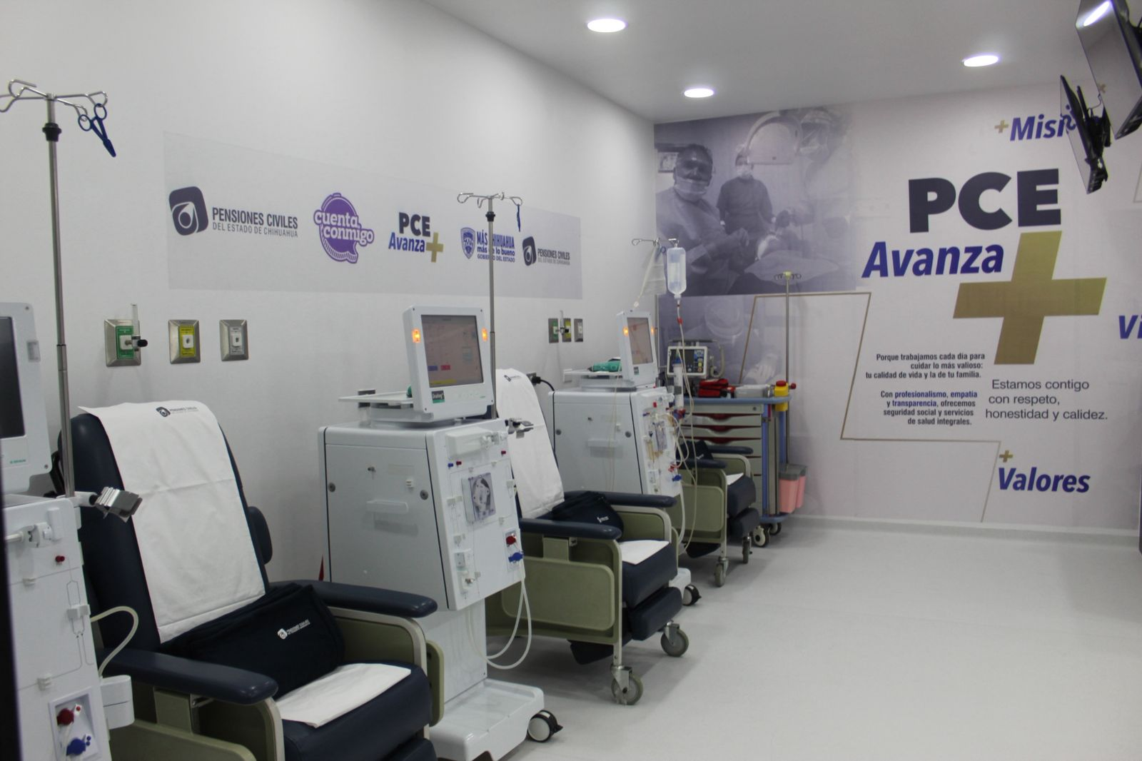 Amplía Pensiones Civiles del Estado capacidad y equipamiento en Hemodiálisis