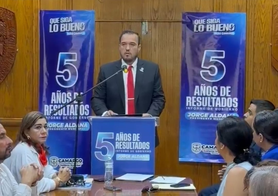 Jorge Aldana presenta ante Cabildo su Segundo Informe y destaca cinco años de trabajo al frente del Municipio